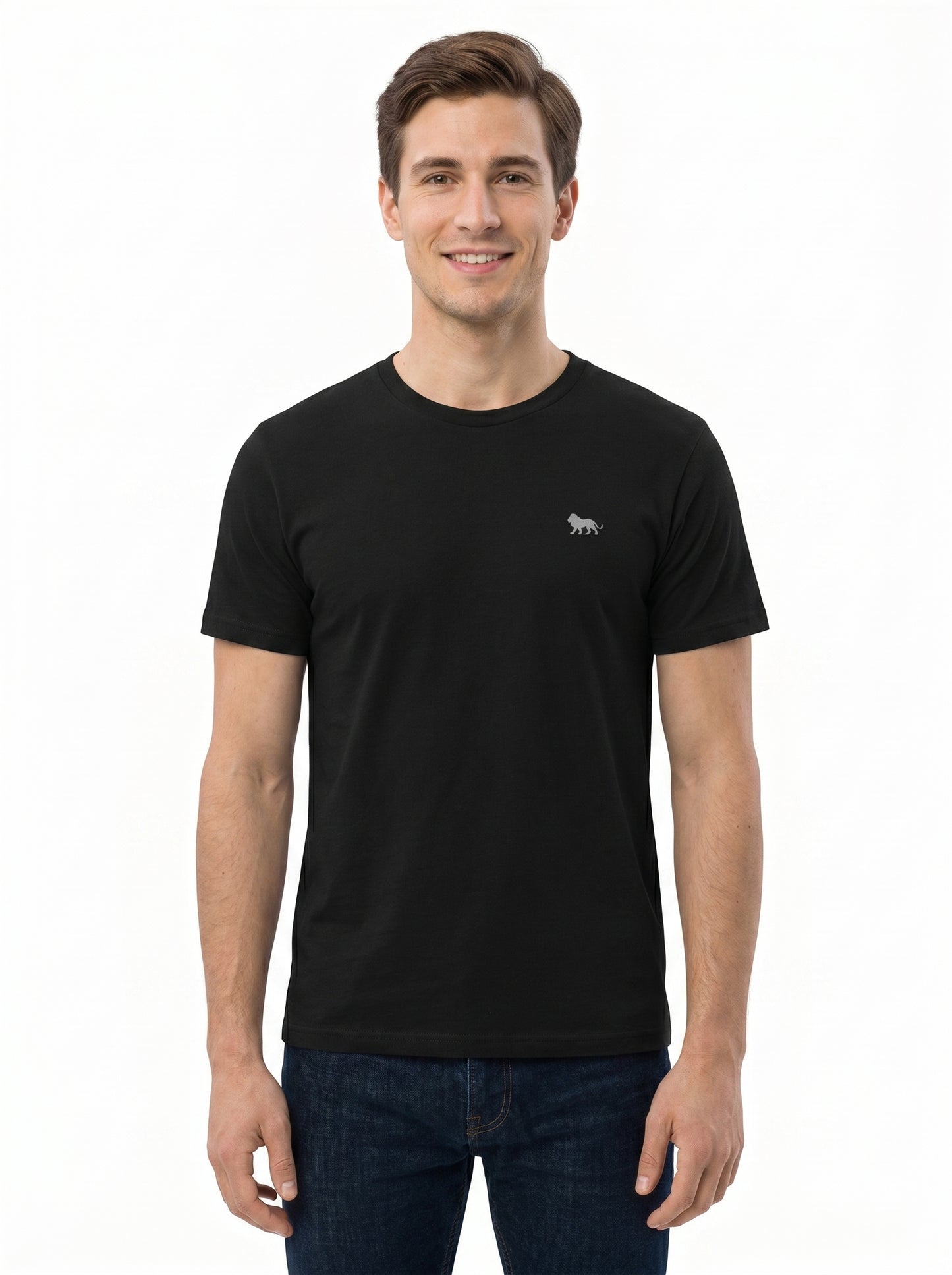 Leeuw Signature T-shirt Zwart