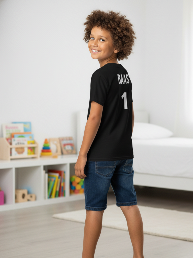 Baas #1 Kids T-shirt — Oranje WK 2026
