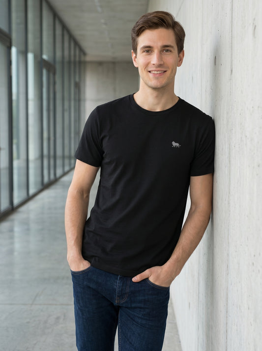 Leeuw Signature T-shirt Zwart